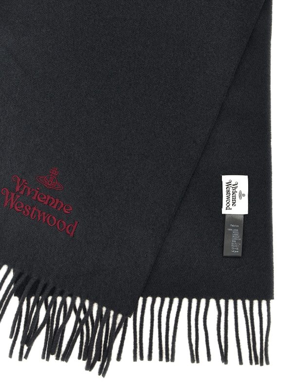 Embroidered logo scarf - immagine 3