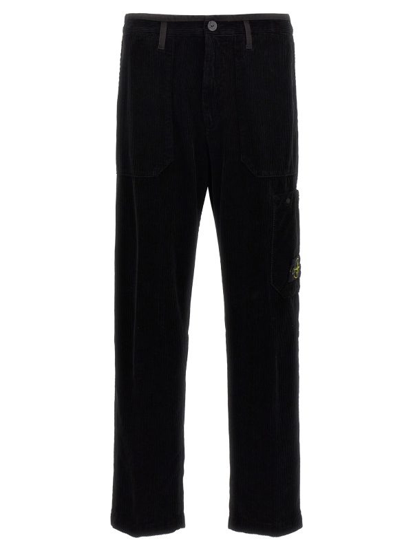 Velvet cargo pants