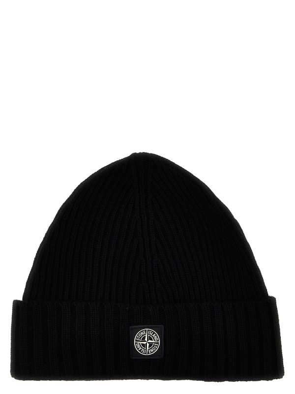 Logo patch beanie