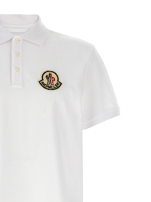 Logo patch polo shirt - immagine 3