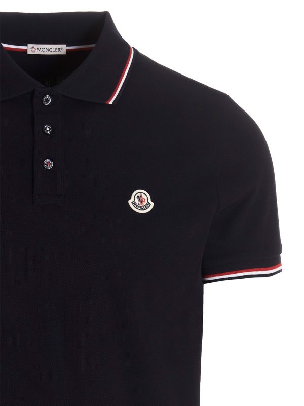 Logo patch polo shirt - immagine 3