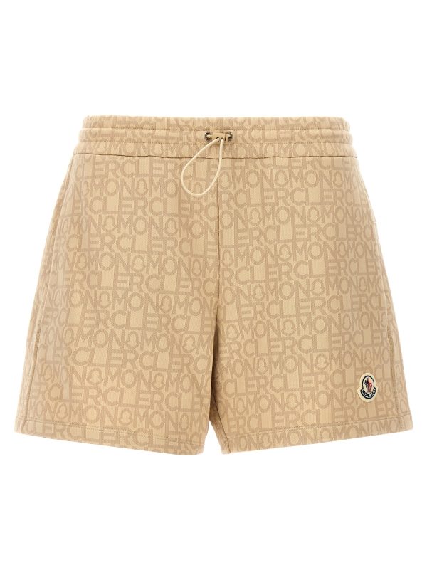 All over logo bermuda shorts