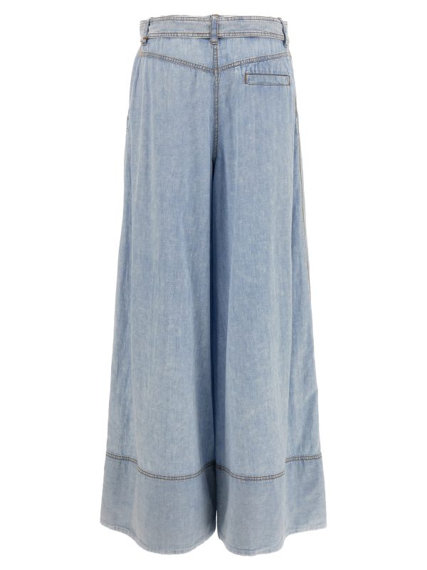 'Wide leg denim' jeans - immagine 2