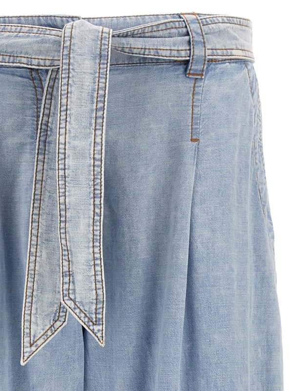 'Wide leg denim' jeans - immagine 3