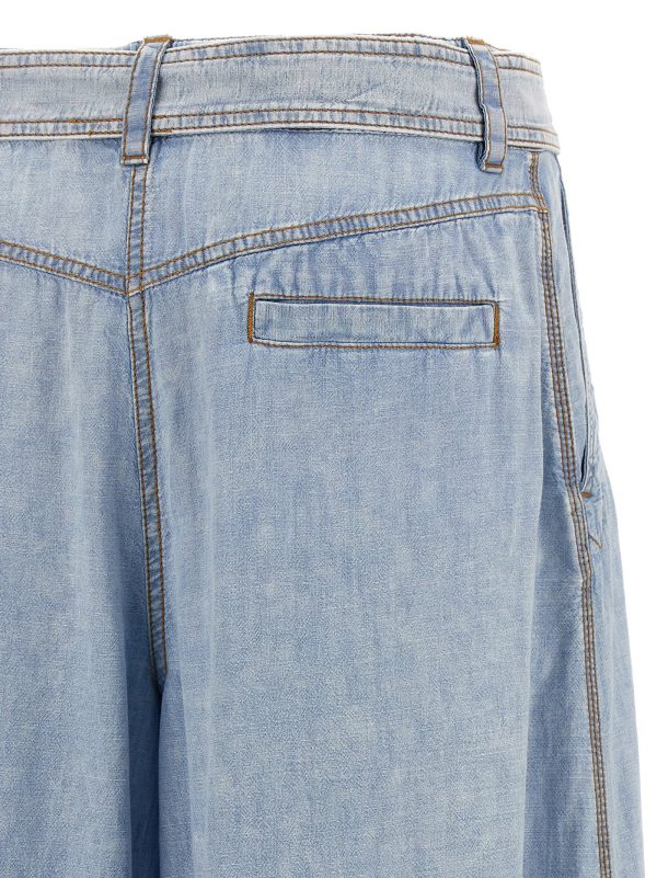 'Wide leg denim' jeans - immagine 4