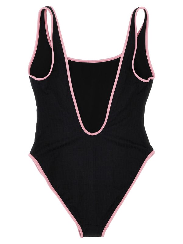 'Logo' one-piece swimsuit - immagine 2