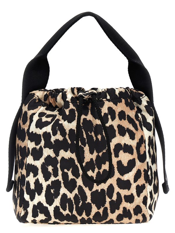 'Leopard Tech Pouch' handbag