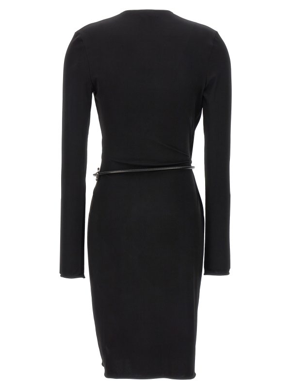 Leather jersey dress - immagine 2