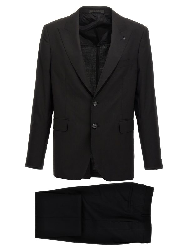 Stretch wool suit