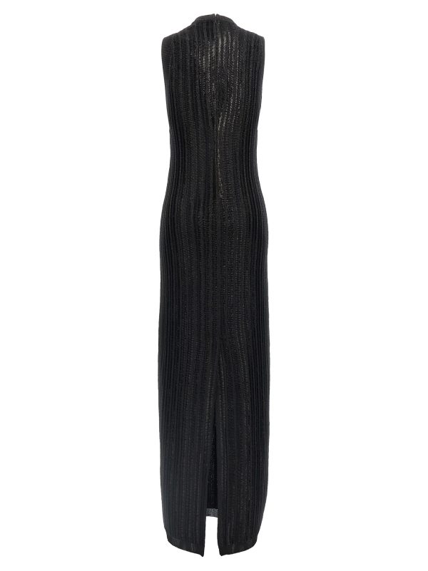 Laminated knit dress - immagine 2