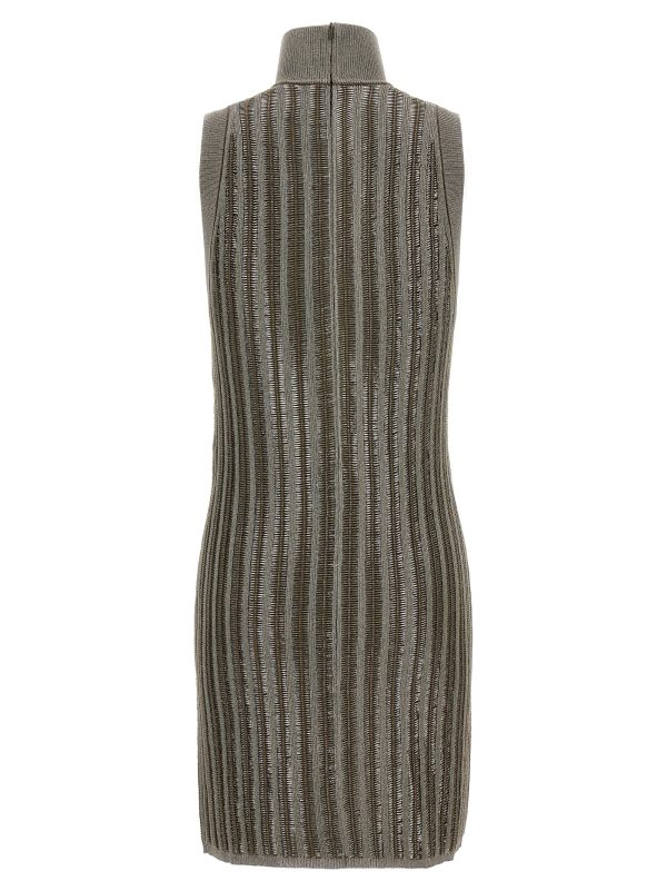 Laminated knit dress - immagine 2