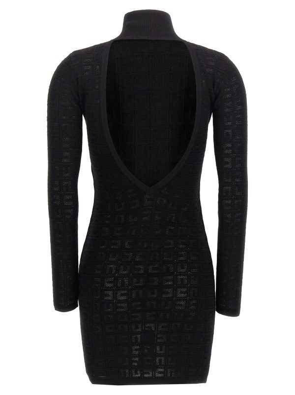 Openwork logo dress - immagine 2