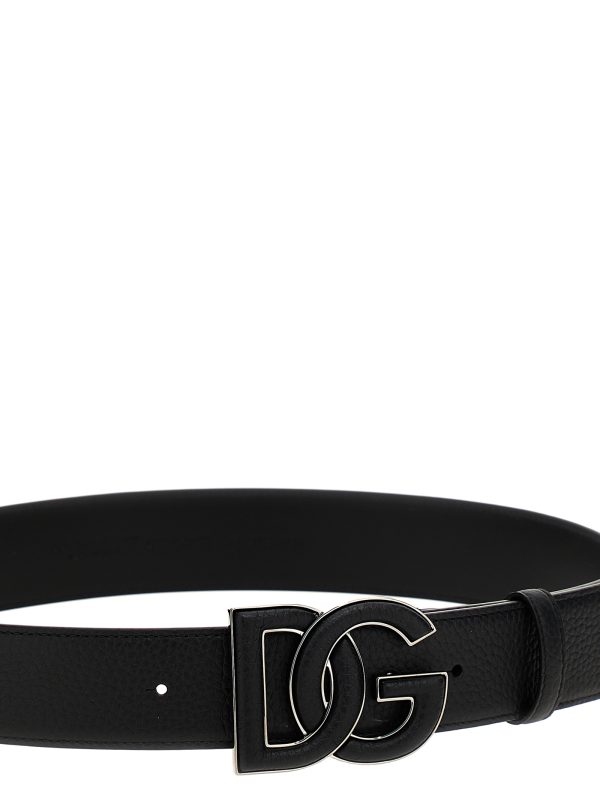 Logo leather belt - immagine 3