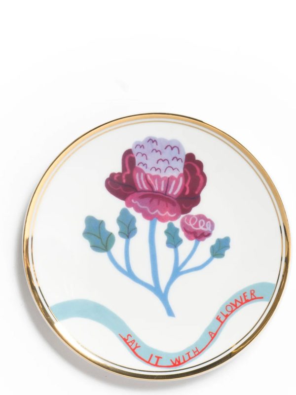 'Say It With a Flower' plate ⌀ 15 cm