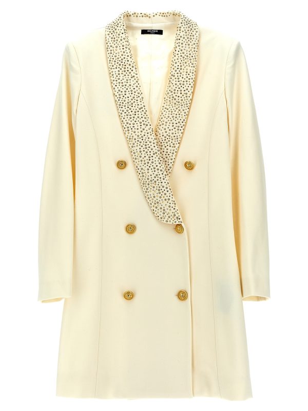 Rhinestone blazer dress