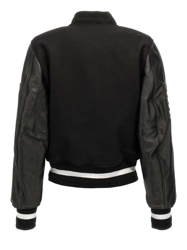 Cropped logo bomber jacket - immagine 2