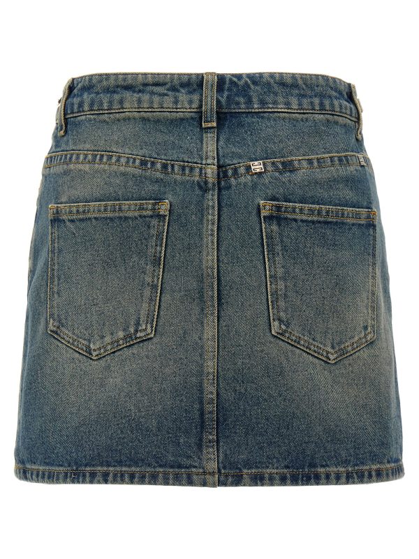 Denim mini skirt - immagine 2