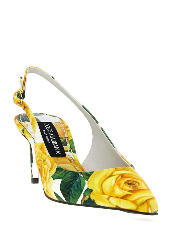 'Rose Gialle' slingback - immagine 2