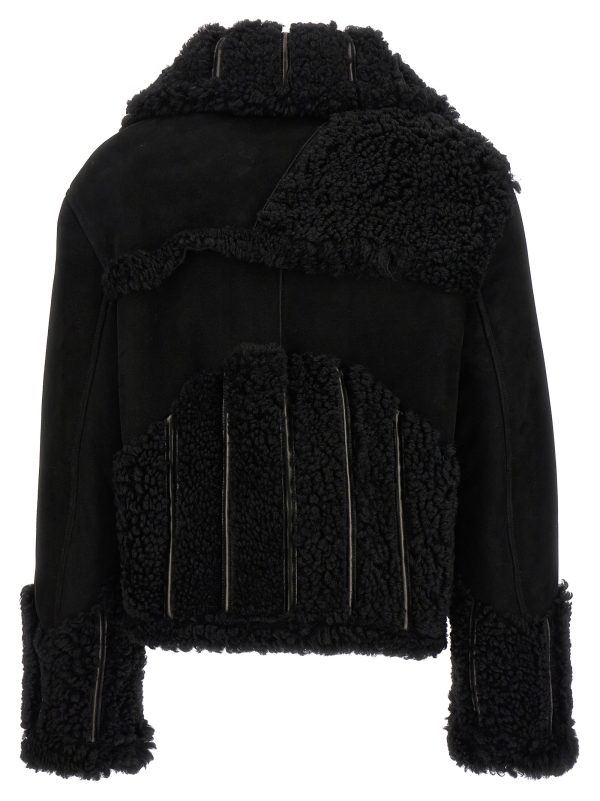 Suede shearling jacket - immagine 3