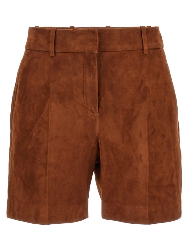 Suede shorts