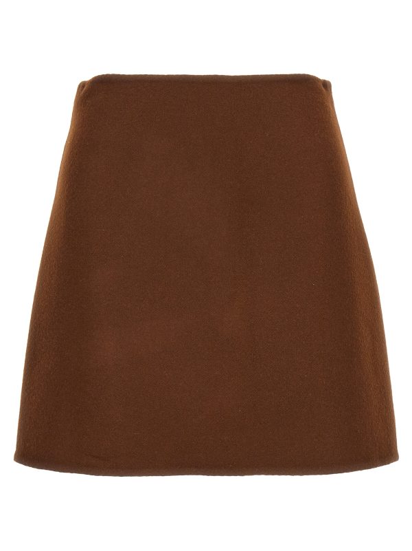 Wool cloth skirt