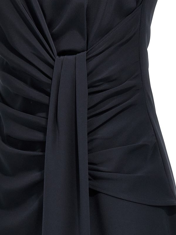 Draped long dress - immagine 4