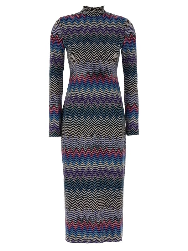 'Zig Zag' long dress