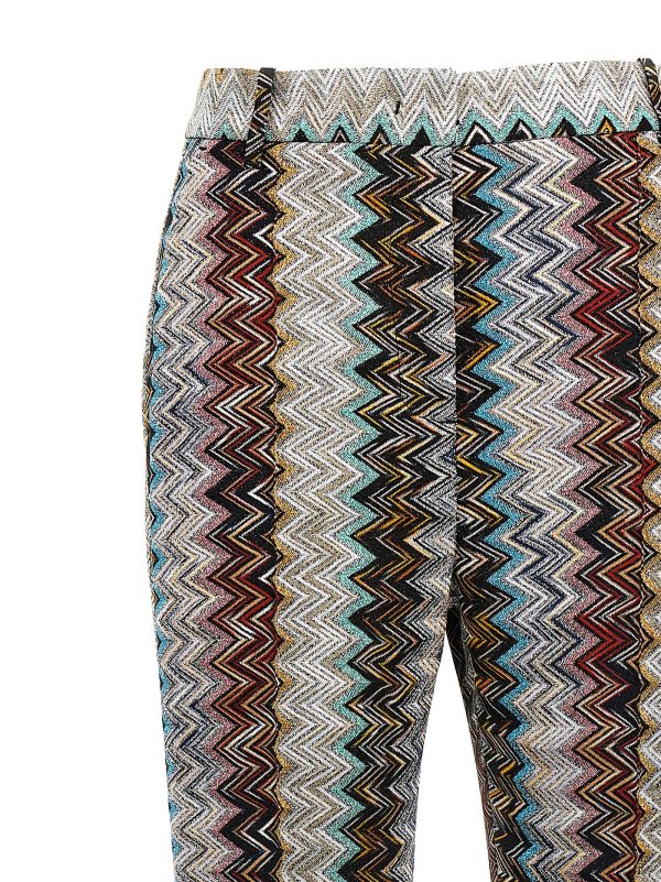 Zig zag lamé pants - immagine 3