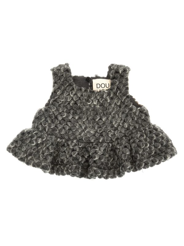 Flounced knit top