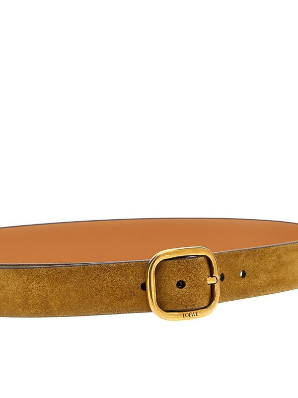 Suede logo buckle belt - immagine 3