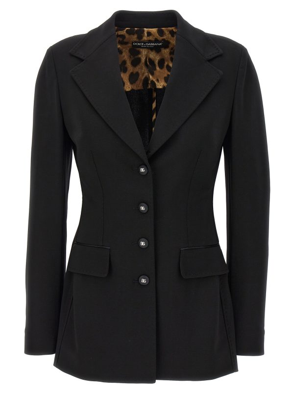 Single-breasted turlington blazer