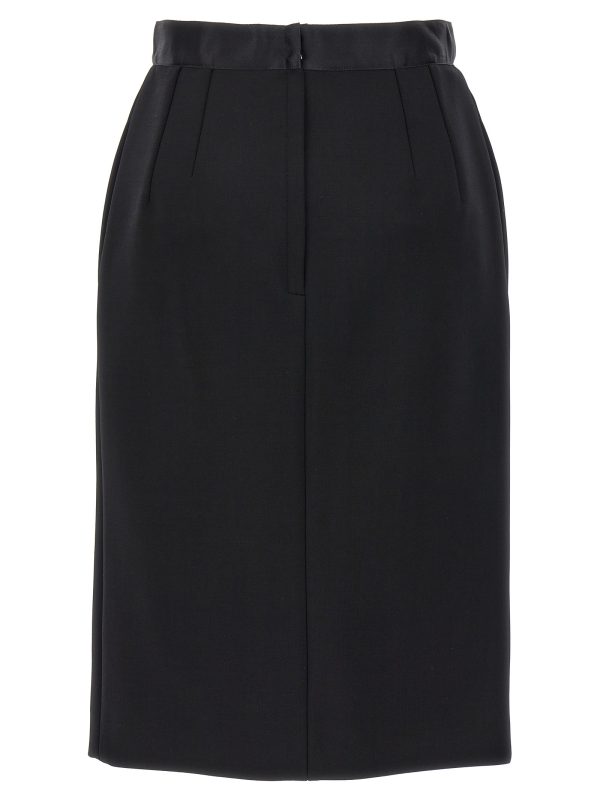 Wool pencil skirt - immagine 2