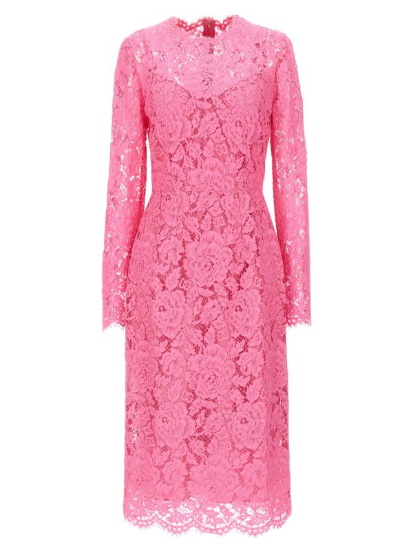 Lace sheath dress