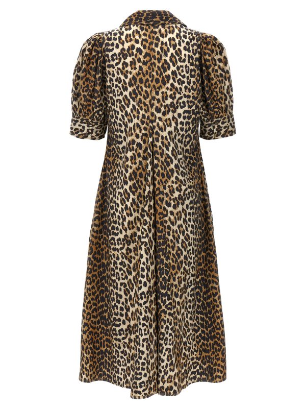 Animal print midi dress - immagine 2