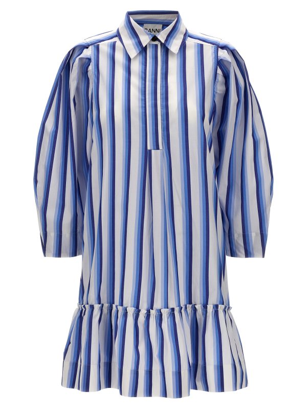 Striped shirt dress