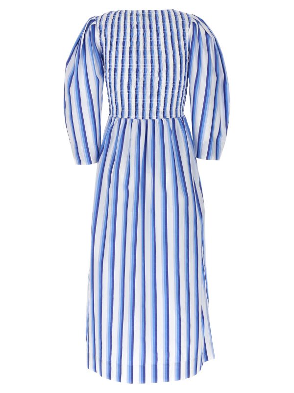 Stripe smock stitch dress - immagine 2