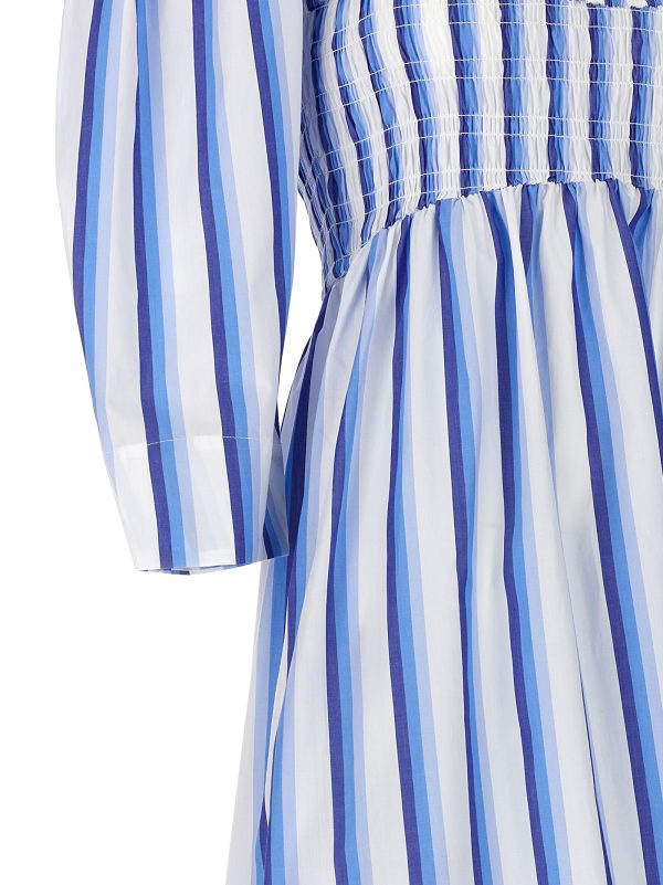 Stripe smock stitch dress - immagine 4