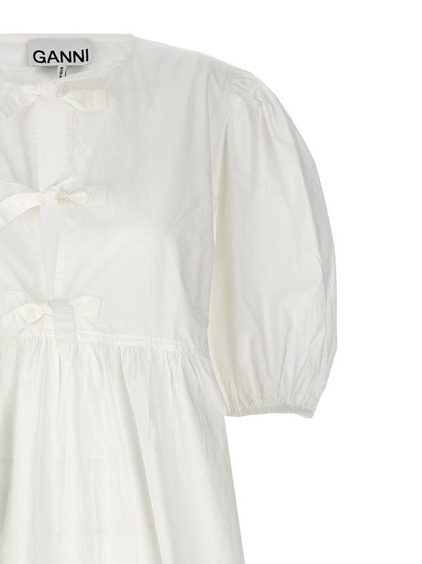 Knot poplin dress - immagine 3