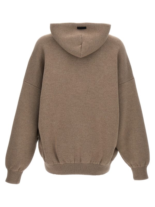 'Boucle Knit Hoodie' sweater - immagine 2