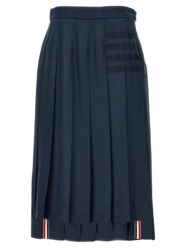 'Below Knee Dropped Back Pleated' skirt