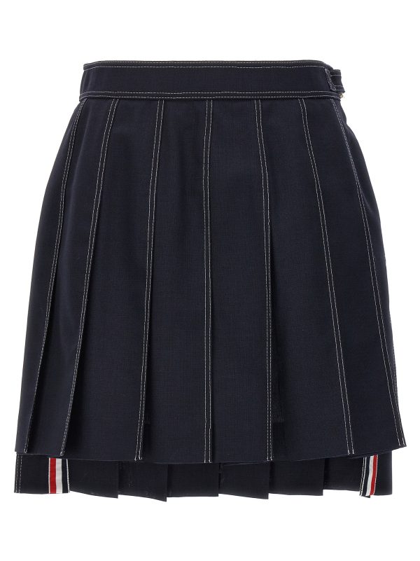 Mini pleated skirt