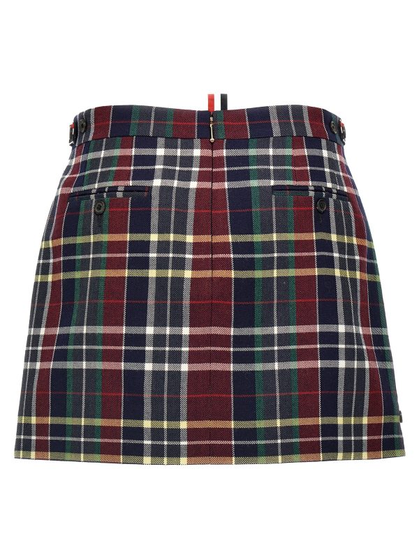 Tartan twill skirt - immagine 2