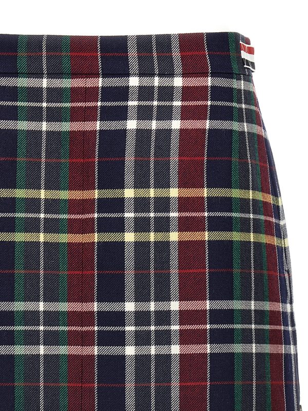 Tartan twill skirt - immagine 3