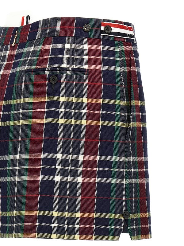 Tartan twill skirt - immagine 4