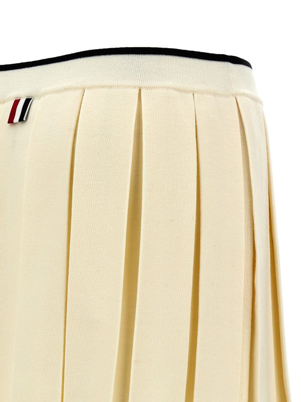 Knitted pleated skirt - immagine 4