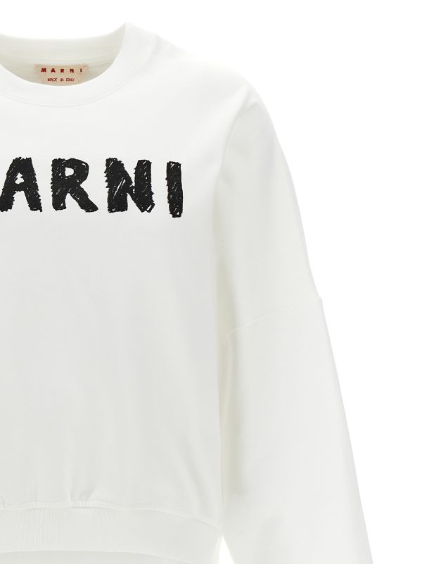 Crayon logo print sweatshirt - immagine 3