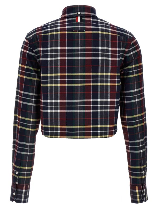 Tartan cropped shirt - immagine 2