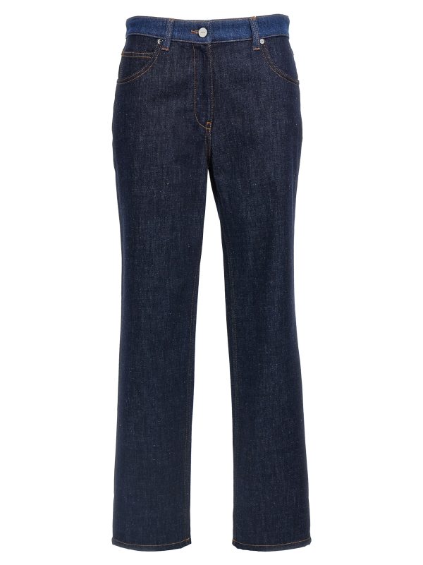 Two-tone jeans