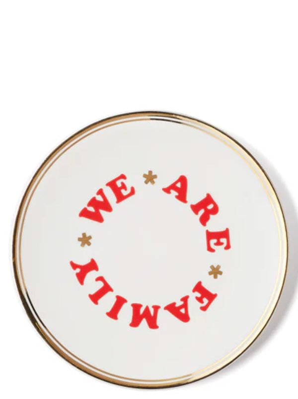 'We are Family' plate ⌀ 17 cm