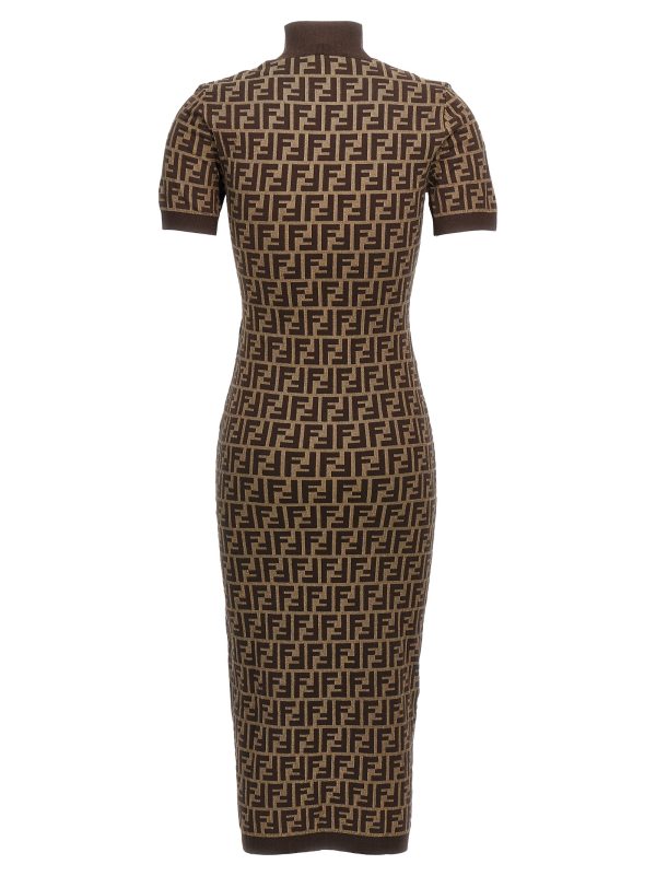 'FF' midi dress - immagine 2